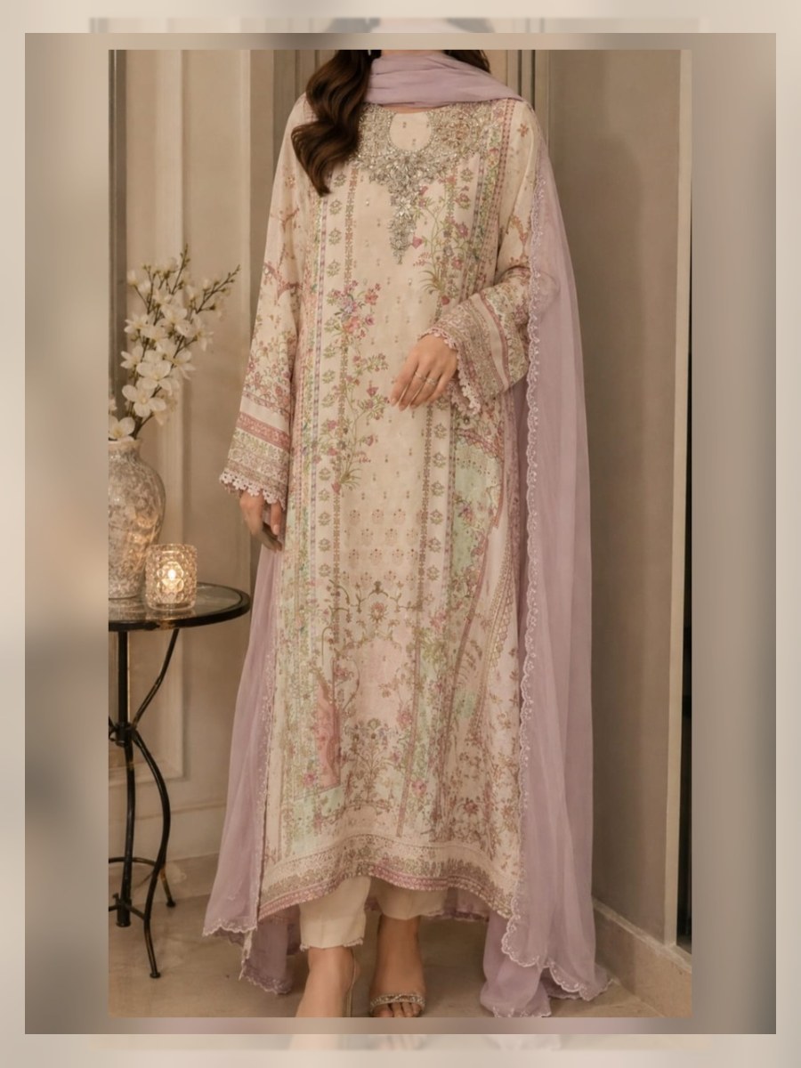 Roshan Ara Pastel 3-Piece